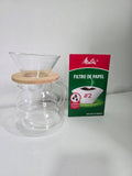Cafetera tipo v60 + filtro